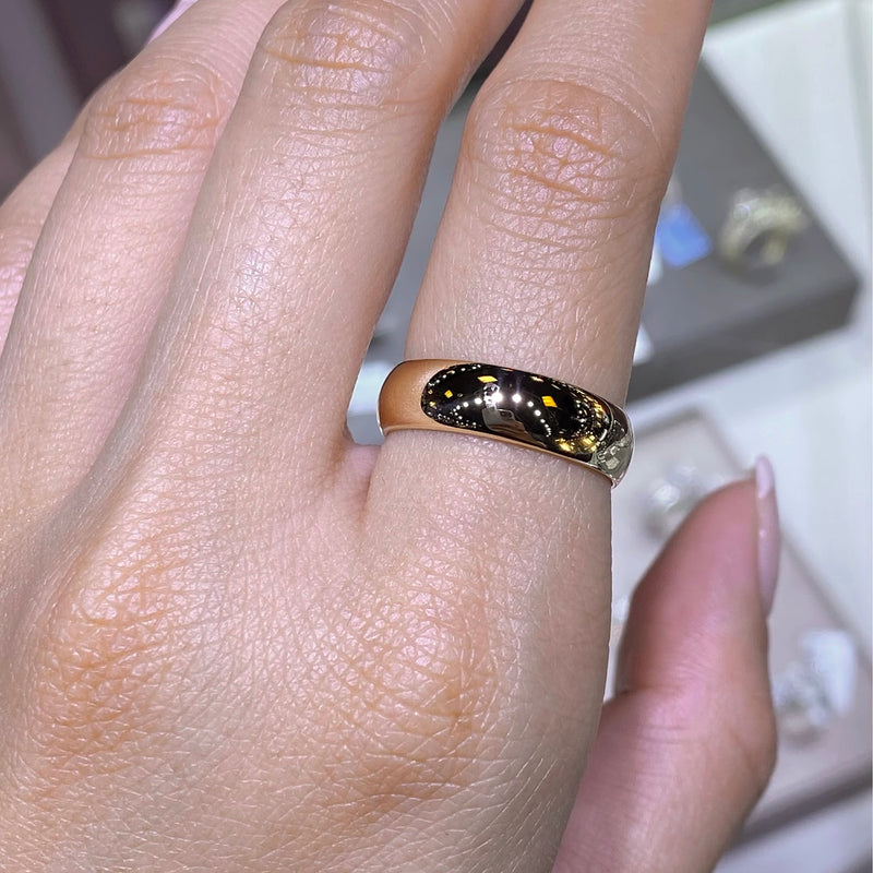 14K Gold 5MM Rounded Band