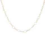 14K Gold Fashion Diamond Cut Necklace