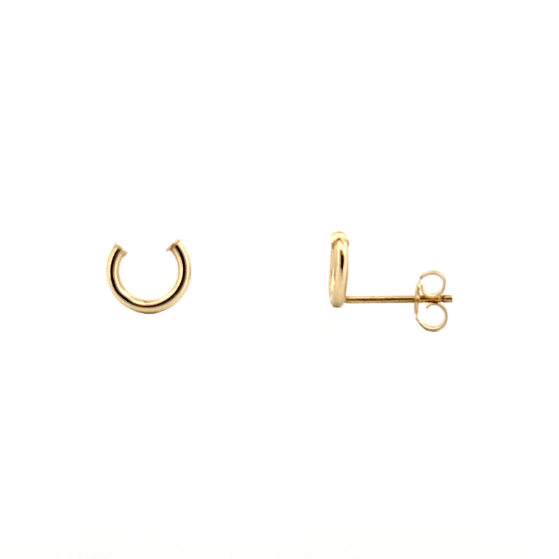 14K Gold Cuff Earrings