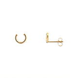 14K Gold Cuff Earrings