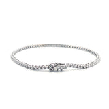 14K Gold 2MM Diamond Tennis Bracelet