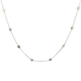 14K Gold Diamond By The Yard Necklaces
