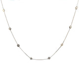 14K Gold Diamond By The Yard Necklaces