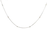 14K Gold Diamond By The Yard Necklaces