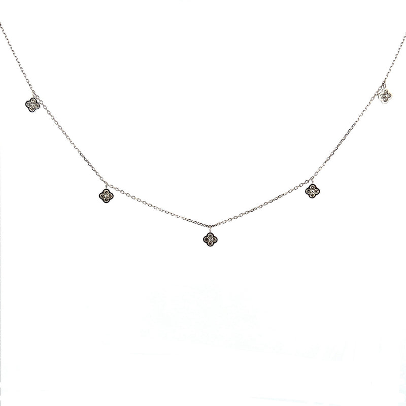 14K Gold Diamond By The Yard Necklaces