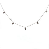 14K Gold Diamond By The Yard Necklaces
