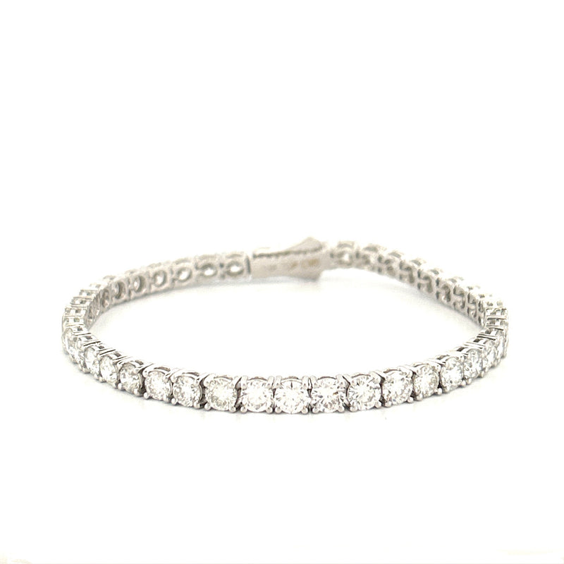 14K Gold 4MM Lab Grown Diamond Tennis Bracelet