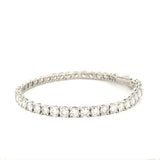 14K Gold 4MM Lab Grown Diamond Tennis Bracelet