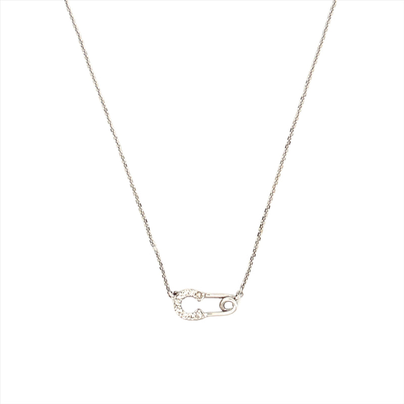 14K Gold Baby Pin Diamond Pendant