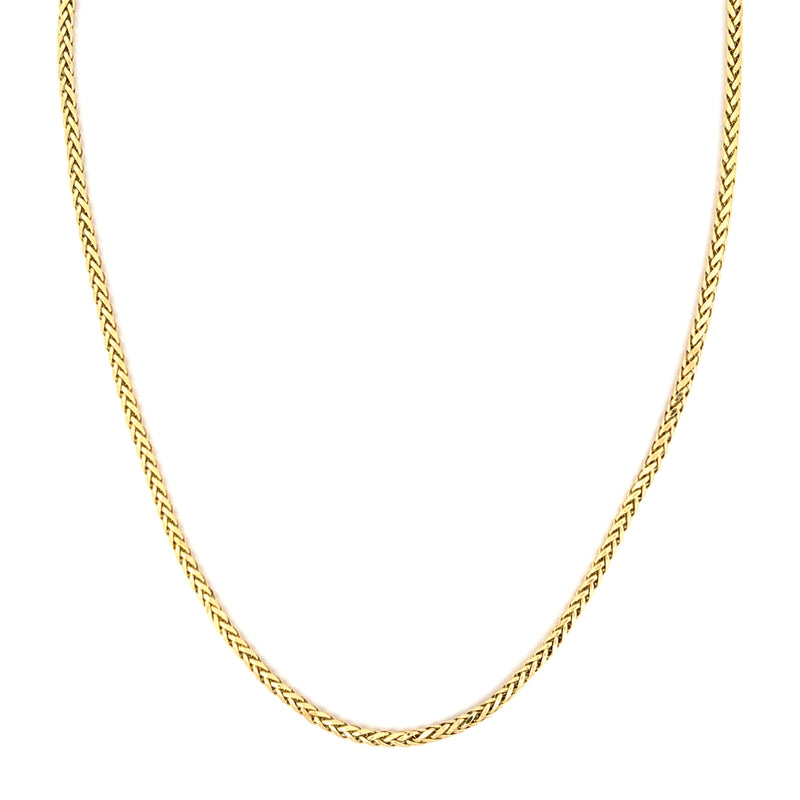 14K Yellow Gold 2.5MM Franco Chain