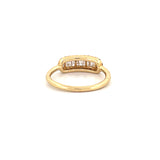 14K Gold ID Baguette Diamond Band