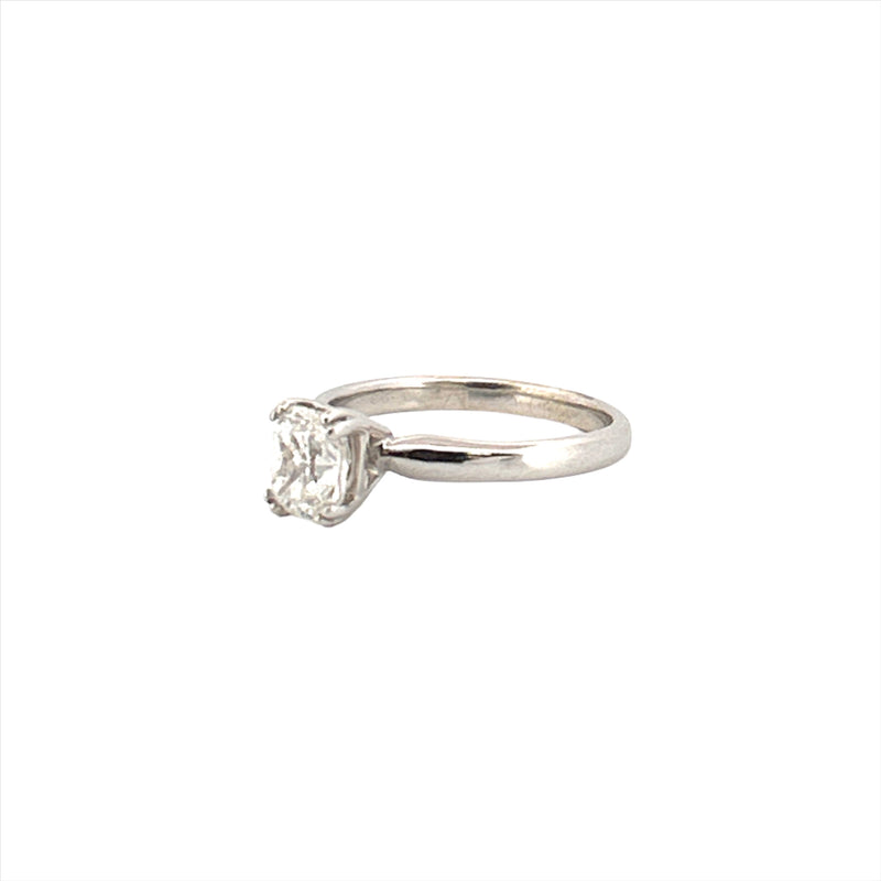 14K Gold 0.80 Carat Radiant Lab Grown Diamond Solitaire Engagement Ring