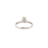 14K Gold 0.80 Carat Radiant Lab Grown Diamond Solitaire Engagement Ring