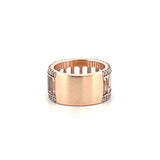 14K Gold Morganite Baguette Diamond Fashion Band