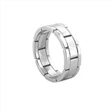 14K Gold Mens Watch Link Style Band