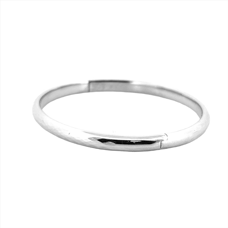 14K Gold 5MM Diamond Cut Bangle