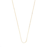 14K Gold Box Chain Necklace