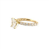 The Giselle Lab Grown Diamond Engagement Ring w/ 2.00 Carat Lab Grown Radiant Center Stone