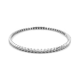 14K Gold Diamond Cut Eternity Diamond Bangle