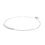 14K Gold Diamond Bezel Bolo Chain Bracelet