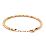 14K Gold 3MM Small Bead Bracelet