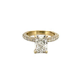 14K Gold 2.50 Carat Radiant Lab Grown Diamond Engagement