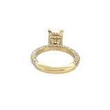 14K Gold 2.50 Carat Radiant Lab Grown Diamond Engagement
