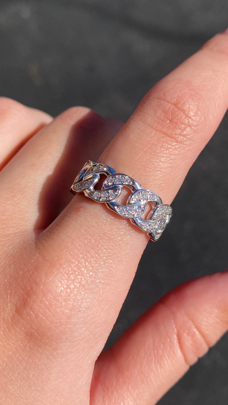 The 14K Diamond Cuban Band