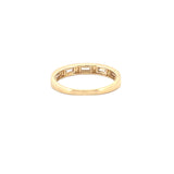 14K Gold Multi Baguette Diamond Fashion Band