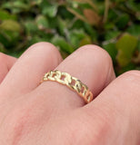 14K Yellow Gold 5MM Cuban Band