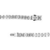 14K Gold 40.00 Carat Lab Grown Emerald Diamond Tennis Necklace