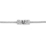 14K Gold BABE Curb Bracelet