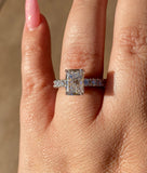 14K Gold 2.00 Carat Lab Grown Diamond Audrey Engagement Ring