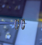 14K Gold 1MM Diamond Earrings