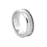 14K Gold Spiked Mens Band