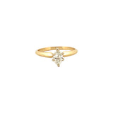 14K Gold 0.40 Carat Natural Marquise Diamond Solitaire Engagement Ring