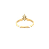 14K Gold 0.40 Carat Natural Marquise Diamond Solitaire Engagement Ring