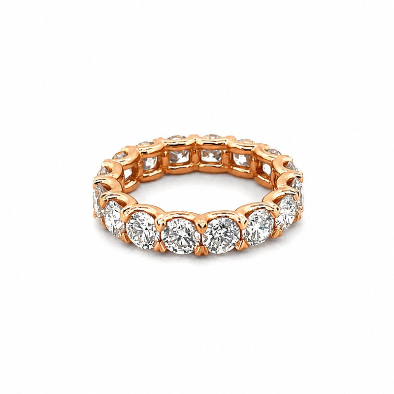 14K Gold 4.90 Carat Diamond Eternity Wedding Band