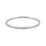 14K Gold 2.00 Carat Flexible Natural Diamond Bangle