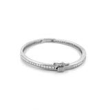 14K Gold 3.00 Channel Set Natural Diamond Bangle