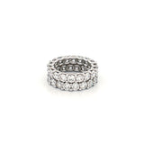 14K Gold Natural Double U Prong Band