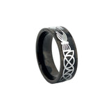The Claddagh Tungsten Band