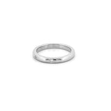14K Gold Trio Stone Bezel Diamond Band