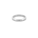 14K Gold Trio Stone Bezel Diamond Band