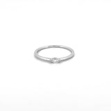 14K Gold East West Marquise Solitaire Band