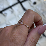 14K Gold Literal Diamond Band