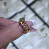 14K Gold Literal Diamond Band