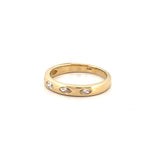 14K Gold Spaced Marquise Diamond Fashion Band