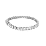 14K Gold 15.00 Carat Lab Grown Tennis Bracelet