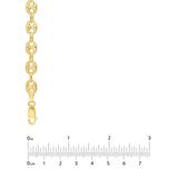 14K Gold 6.7MM Puff Mariner Chain